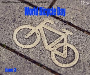 пазл Всемирный день велосипедистов